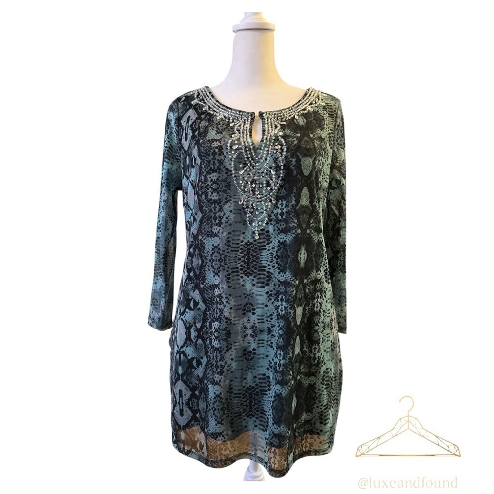 Active Seller! INC International Concepts Women’s Embellished Tunic M